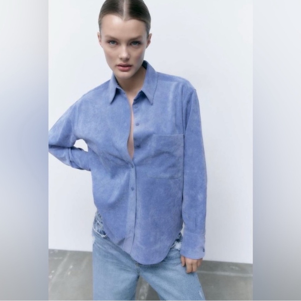 ZARA Womens Coduroy Button up Jacket NWT